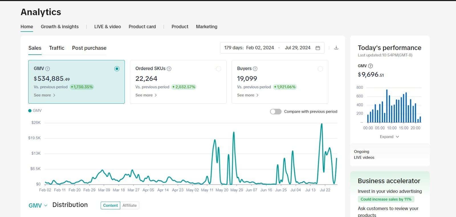 TikTok Store Screenshot